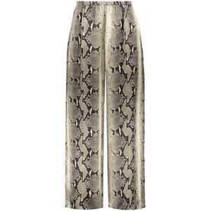 Khaite, Dames, Broeken, Veelkleurig, Maat: M