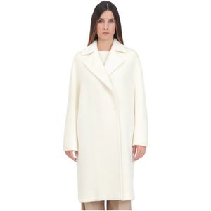 Max Mara, Dames, Mantels, Wit, Maat: XS Wol,