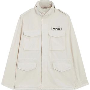 Aspesi, Heren, Jassen, Beige, Maat: L