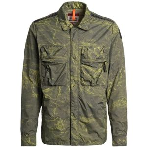 Parajumpers, Heren, Jassen, Groen, Maat: L Nylon,