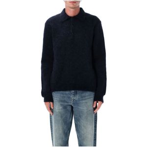 Sunflower, Heren, Truien, Blauw, Maat: M Mohair,