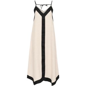 InWear, Dames, Jurken, Beige, Maat: S Linnen,