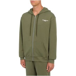 Department Five, Heren, Sweatshirts & Hoodies, Groen, Maat: S Katoen,