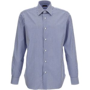 Barba, Heren, Overhemden, Blauw, Maat: 4XL Katoen,