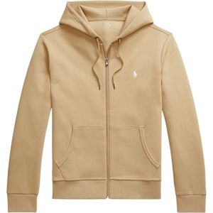 POLO RALPH LAUREN - Dubbelgebreide Hoodie - Kastanje - Katoen
