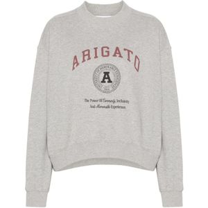 Axel Arigato, Dames, Sweatshirts & Hoodies, Grijs, Maat: XS Katoen,