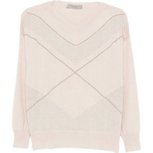 D.Exterior, Dames, Truien, Beige, Maat: L Wol,