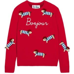 Saint Barth, Dames, Truien, Rood, Maat: XS Wol,