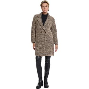 Rino&Pelle, Dames, Mantels, Beige, Maat: XS Viscose,