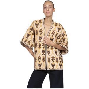 Etro, Dames, Jassen, Veelkleurig, Maat: M Katoen,