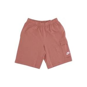 Nike Basketball Cargo Shorts - Mineral Clay/White , Pink , Heren , Maat: XL