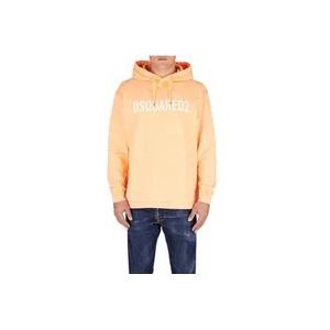Dsquared2 Stijlvolle Sweaters Collectie , Orange , Heren , Maat: 2XL