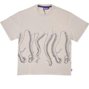 Octopus, Heren, Tops, Grijs, Maat: XS Katoen,