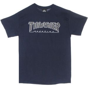 Thrasher, Heren, Tops, Blauw, Maat: S Katoen,