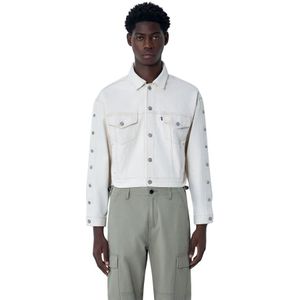 Levi's - Shank Trucker Jacket - Denim Jack - Wit