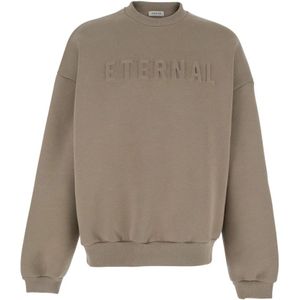 Fear Of God, Heren, Sweatshirts & Hoodies, Beige, Maat: L Katoen,