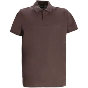 Emporio Armani, Heren, Tops, Bruin, Maat: XL