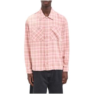 Represent, Heren, Overhemden, Roze, Maat: L