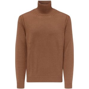 Dondup, Heren, Truien, Bruin, Maat: M Wol,