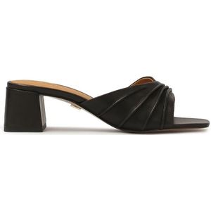 Kazar - Teenslippers - Zwart - Leer