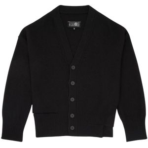 MM6 Maison Margiela, Dames, Truien, Zwart, Maat: S Wol,