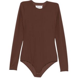 Maison Margiela, Dames, Tops, Bruin, Maat: XS