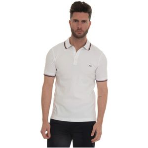 Fay, Heren, Tops, Wit, Maat: 3XL Katoen,