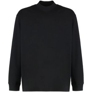 Stone Island, Heren, Tops, Zwart, Maat: 2XL Katoen,