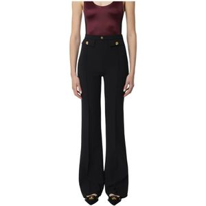 Elisabetta Franchi - Essential - Damesbroek - Zwart - Regular Fit