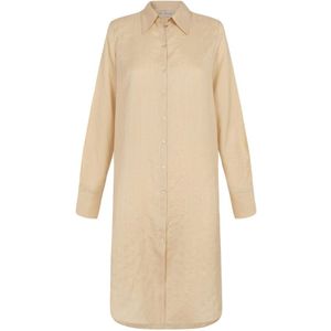 Cortana, Dames, Blouses & Shirts, Geel, Maat: 2XS Zijde,