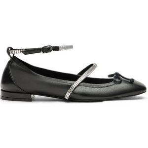 Stuart Weitzman, Dames, Schoenen, Zwart, Maat: 36 EU Leer,