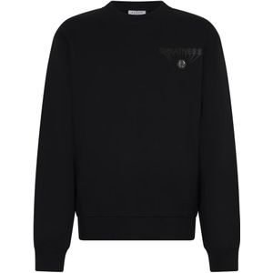 Philipp Plein, Heren, Sweatshirts & Hoodies, Zwart, Maat: S Katoen,