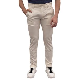 Jacob Cohën, Heren, Broeken, Beige, Maat: W36