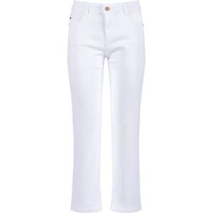 Nenette, Dames, Jeans, Wit, Maat: M Gabardine,