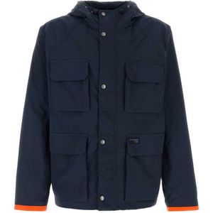 Fay, Heren, Jassen, Blauw, Maat: S Nylon,