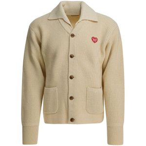 Human Made, Heren, Truien, Beige, Maat: XL Wol,