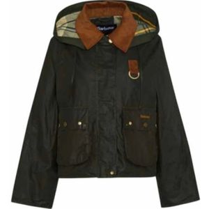 Barbour, Dames, Jassen, Groen, Maat: L Katoen,
