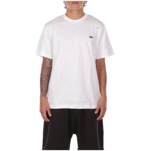Lacoste, Heren, Tops, Wit, Maat: XL Katoen,