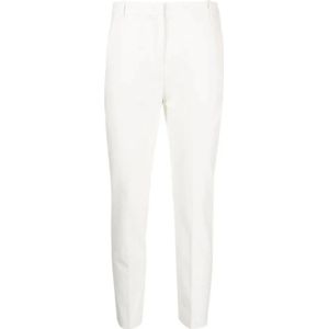 Pinko, Dames, Broeken, Wit, Maat: 2XS Leer,