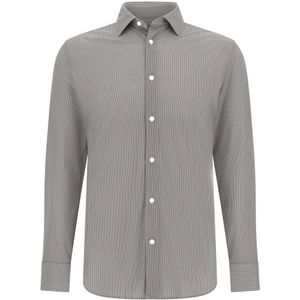 Boggi Milano - B Tech - Overhemd - Bruin - Nylon