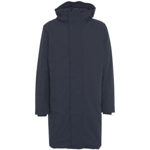 Save The Duck, Heren, Mantels, Blauw, Maat: M Leer,