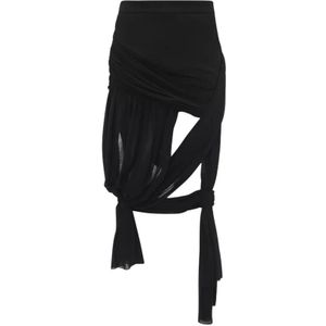 JW Anderson, Dames, Rokken, Zwart, Maat: 2XS Poliester,