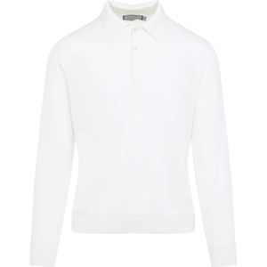 Canali, Heren, Tops, Wit, Maat: M Zijde,