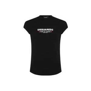 Dsquared2 Designer Overhemden Collectie , Black , Heren , Maat: M