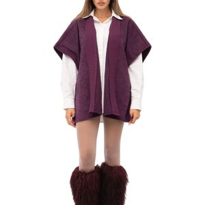 Twinset, Dames, Jassen, Paars, Maat: ONE Size