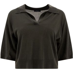 Soeur, Dames, Tops, Grijs, Maat: 3XS Wol,