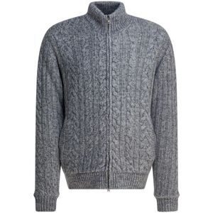 Herno, Heren, Truien, Grijs, Maat: M Wol,