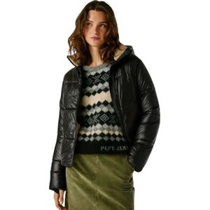 Pepe Jeans, Dames, Jassen, Zwart, Maat: L Katoen,