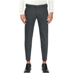 Entre amis, Heren, Broeken, Grijs, Maat: W38 Katoen,