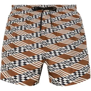 Fendi, Heren, Badkleding, Veelkleurig, Maat: S Poliester,